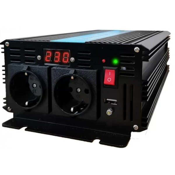 Инвертор 12/220 V DC/AC 2500/5000W Pure Sine Wave TED000392 TED ELECTRIC 1