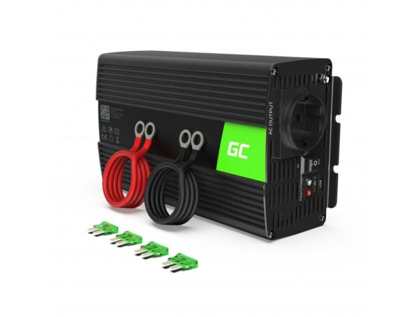 Инвертор GREEN CELL, 12/220V, DC/AC 1000W/2000W, Модифицирана синусоида 1