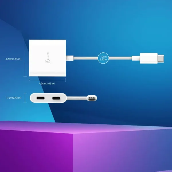j5create USB-C® към Dual USB-C Адаптер 4