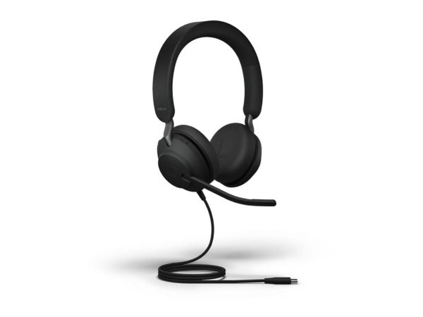 Jabra Evolve2 40 SE, USB-C, MS Stereo слушалка с микрофон 1