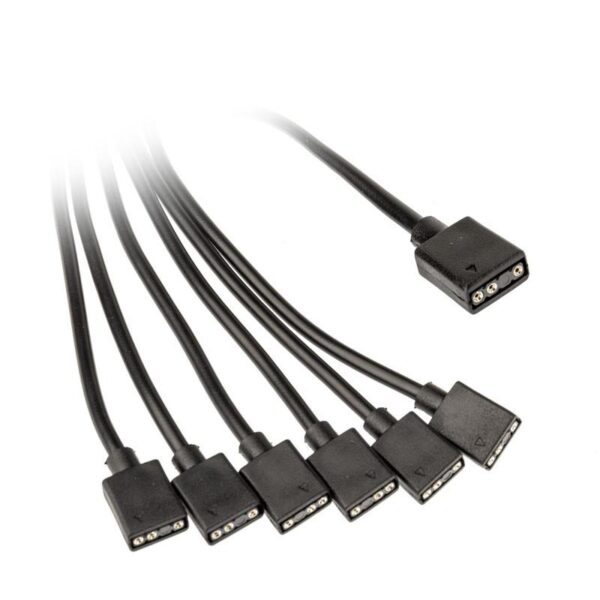 Кабел 1-6 сплтиер Kolink ARGB, 3 Pin 5V, 30 cm 1