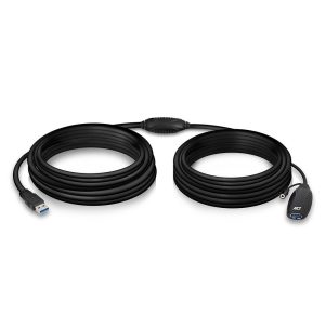 Кабел ACT AC6110, USB-A мъжко - женско, 10 м 1