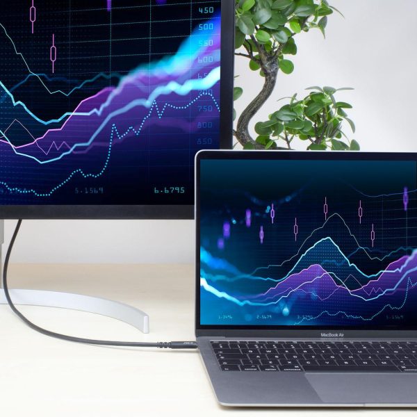 Кабел ACT USB-C - USB-C, 0.8 м / USB4, 40Gbps, 240W, сертифициран USB-IF 8