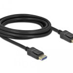 Кабел Delock DisplayPort 2.0 мъжко - DisplayPort 2.0 мъжко, 3.0м, 54 Gb/s, Черен 1