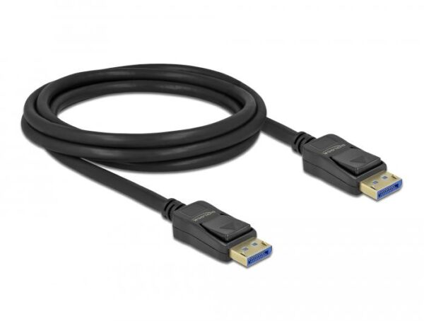 Кабел Delock DisplayPort 2.0 мъжко - DisplayPort мъжко, 2.0м, 10K, Черен 1