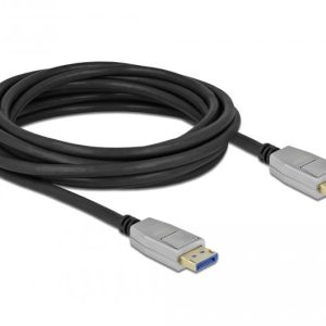 Кабел Delock DisplayPort 2.0 мъжко - DisplayPort мъжко, 5.0м, 10K, Черен 1