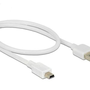 Кабел DeLock EASY, USB 2.0 Type-A мъжко > USB 2.0 Type Mini-B мъжко 0.5 m 1