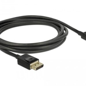 Кабел Delock Mini DisplayPort мъжко - DisplayPort мъжко, 2.0м, 8K 60 Hz, Черен 1