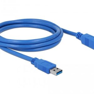 Кабел Delock USB-A - USB-B, 2m 1