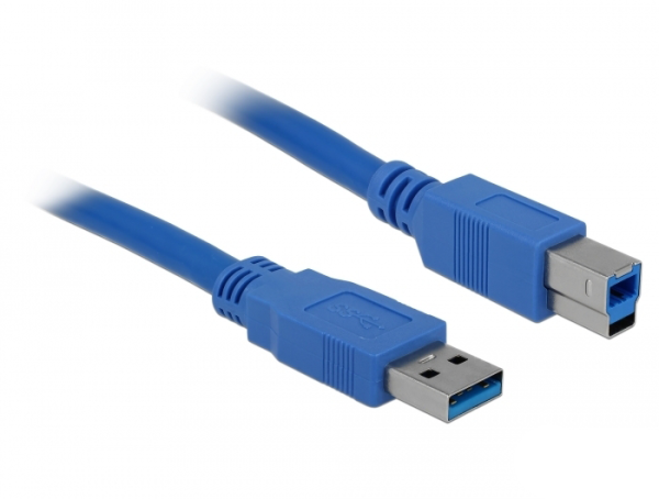 Кабел Delock USB-A - USB-B, 3m 2