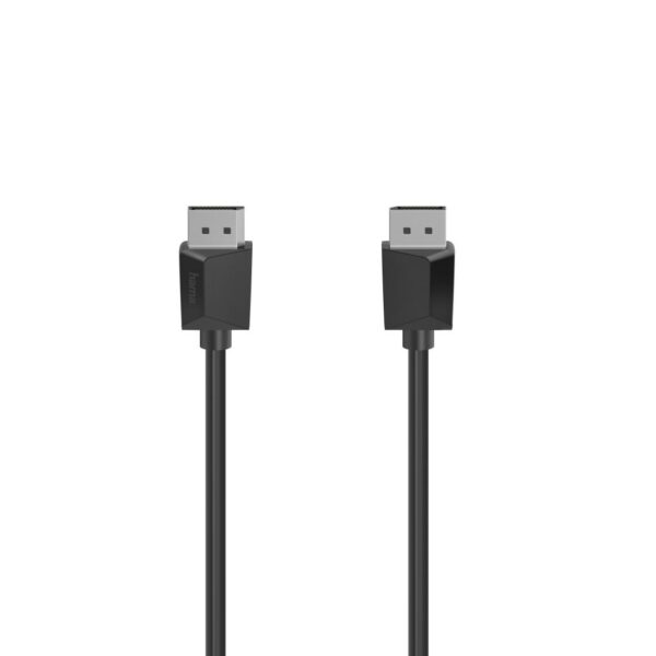 Кабел HAMA 200696, DisplayPort мъжко - DisplayPort мъжко, 1.5 m, Ultra-HD 4K, Двойно-екраниран, Черен 1