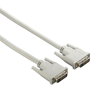 Кабел HAMA 200931, DVI мъжко - DVI мъжко, 1.5 м, Сив 1