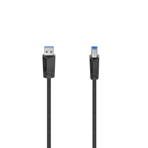 Кабел HAMA USB 3.0 -A мъжко -B мъжко, 1.5 м, 1 звезда 1