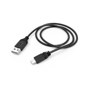Кабел HAMA USB-A мъжко - USB-C мъжко за зареждане на SONY PS5, 0.75 m, Черен 1