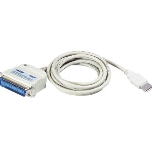 Кабел конвертор ATEN UC1284B, USB-A мъжко - IEEE1284, 1.8 m 1