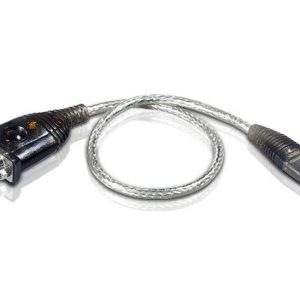 Кабел конвертор ATEN UC232, USB-A мъжко - Сериен порт RS232, 35 cm 1