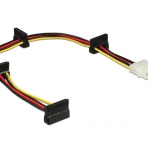 Кабел Power Molex 4 Pin  > 4 x SATA 15 Pin, 40cm 1