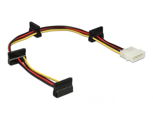 Кабел Power Molex 4 Pin > 4 x SATA 15 Pin, 40cm 1