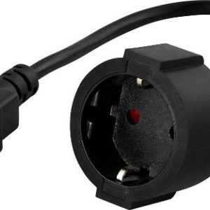 Кабел PowerWalker IEC 10A C14/ шуко (20cm) 1