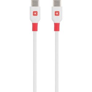 Кабел Skross, USB-C - USB-C мъжко, USB 2.0, 2.0 м, Бял 1
