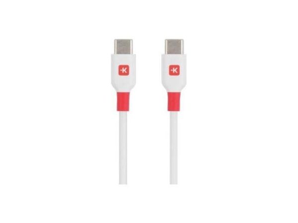 Кабел Skross, USB-C - USB-C мъжко, USB 2.0, 2.0 м, Бял 2