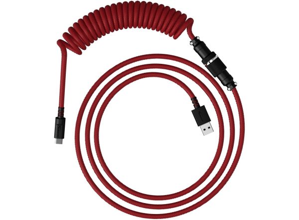 Кабел за клавиатура HyperX Coiled Cable USB-C Red-Black 1