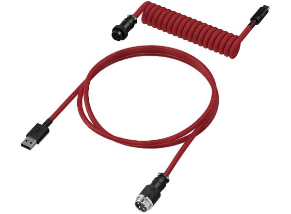 Кабел за клавиатура HyperX Coiled Cable USB-C Red-Black 2