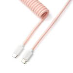 Кабел за клавиатура Keychron Coiled Aviator Light Pink 1
