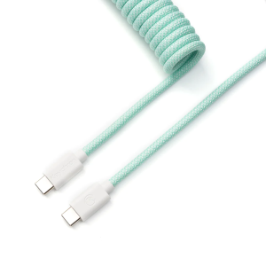 Кабел за клавиатура Keychron Coiled Aviator - Mint 1