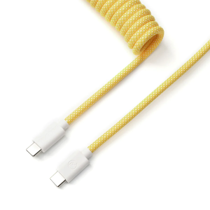 Кабел за клавиатура Keychron Coiled Aviator Yellow 1