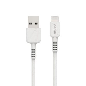 Кабел за зареждане HAMA "Eco", USB-A - Lightning, 1 м, 187283 1