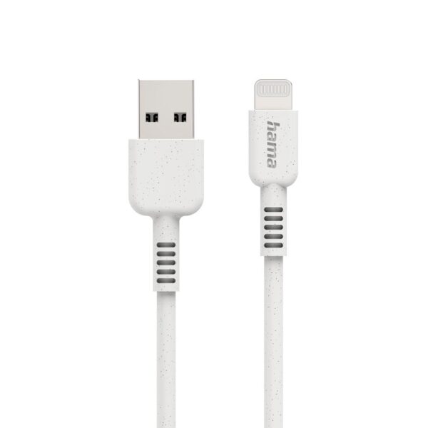 Кабел за зареждане HAMA "Eco", USB-A - Lightning, 1 м, 187283 1