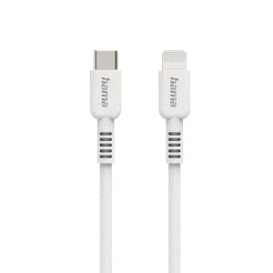 Кабел за зареждане HAMA "Eco", USB-C - Lightning, 1 м, 187284 1