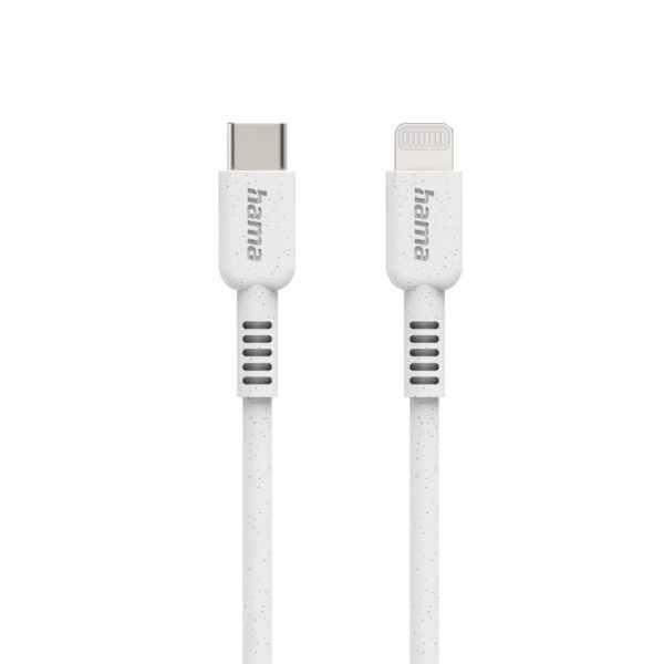 Кабел за зареждане HAMA "Eco", USB-C - Lightning, 1 м, 187284 1