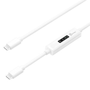 Кабел за зареждане j5create JUCP14, Измервател на мощност, USB-C 1