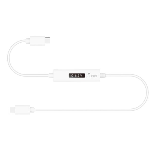 Кабел за зареждане j5create JUCP14, Измервател на мощност, USB-C 4