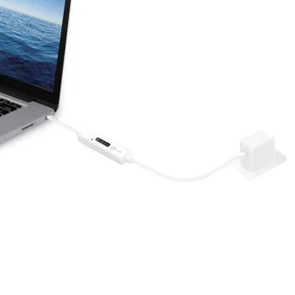 Кабел за зареждане j5create JUCP14, Измервател на мощност, USB-C 7