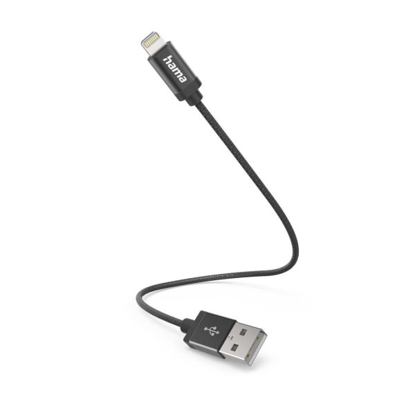 Кабел за зареждане USB-A -Lightning, 0.2м, 201578 1