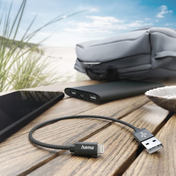 Кабел за зареждане USB-A -Lightning, 0.2м, 201578 2