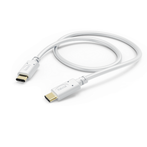 Кабел за зареждане, USB-C - USB-C,1.5м, позл.конектори 1