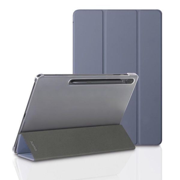 Калъф за таблет HAMA Fold Clear, За Samsung Galaxy Tab S7 FE/S7+/S8+ 12.4", Място за писaлка(S-pen), 217136 7