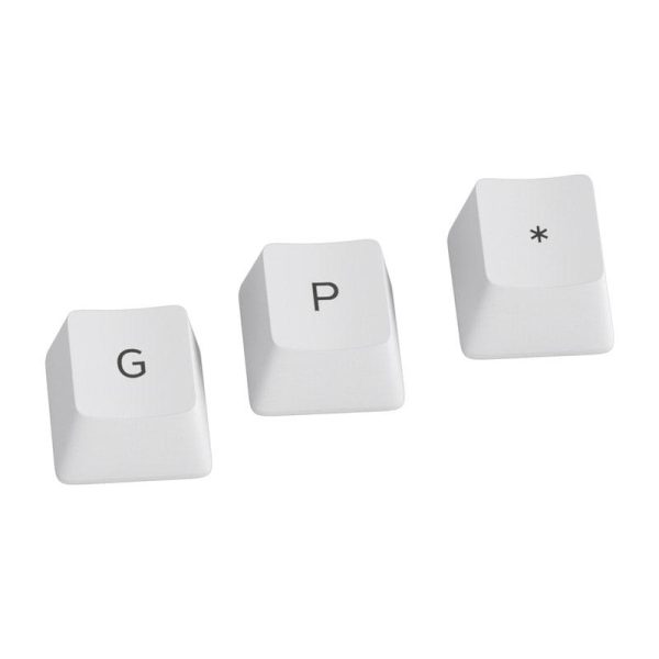 Капачки за клавиатура Glorious - 114 PBT Arctic White 2
