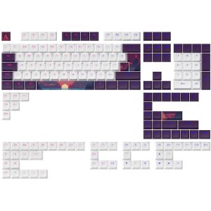 Капачки за механична клавиатура Dark Project - Sunrise PBT - ANSI & ISO 1
