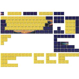 Капачки за механична клавиатура Dark Project - Sunset PBT - ANSI & ISO 1