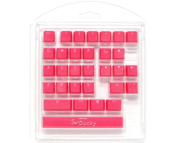 Капачки за механична клавиатура Ducky Pink 31-Keycap Set Rubber Backlit Double-Shot US Layout 1