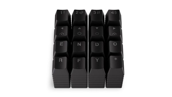 Капачки за механична клавиатура ENDORFY - 124 бр PBT - Черно 3