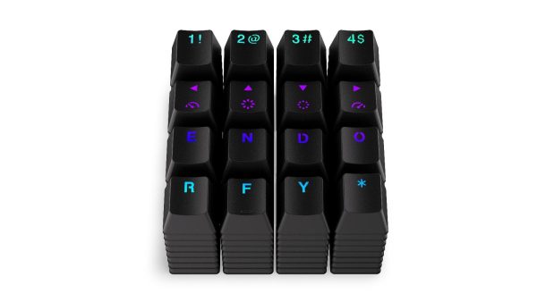 Капачки за механична клавиатура ENDORFY - 124 бр PBT - Черно 4