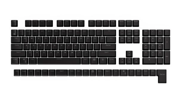 Капачки за механична клавиатура ENDORFY - 124 бр PBT - Черно 5