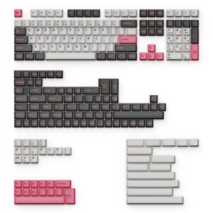 Капачки за механична клавиатура Keychron Cherry Profile Double - Shot PBT Full Set 219 Keycaps - Dolch Pink 1