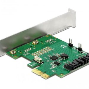 Карта Delock, PCI Express x1 към 2 port SATA, RAID 1